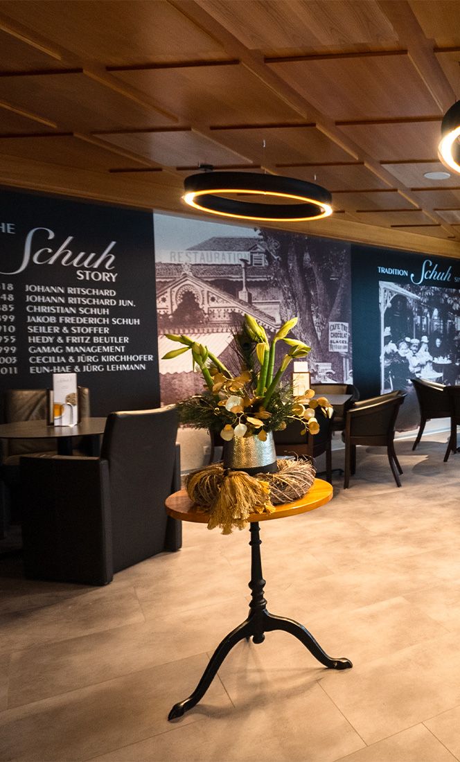 Eingangsbereich des Restaurant Schuh